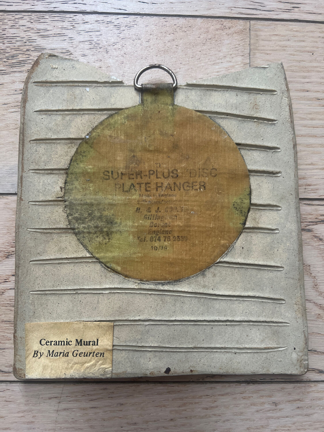 Wall ceramic Maria Gurten 1960