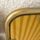 Ensemble de 4 chaises pliables Lafuma, années 70, vintage, ocre et doré
