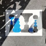 Sérigraphie artisanale jardin édition limitée