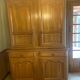 Beautiful two-body oak sideboard.