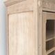 Antique glass-fronted cabinet with crossbars / display cabinet