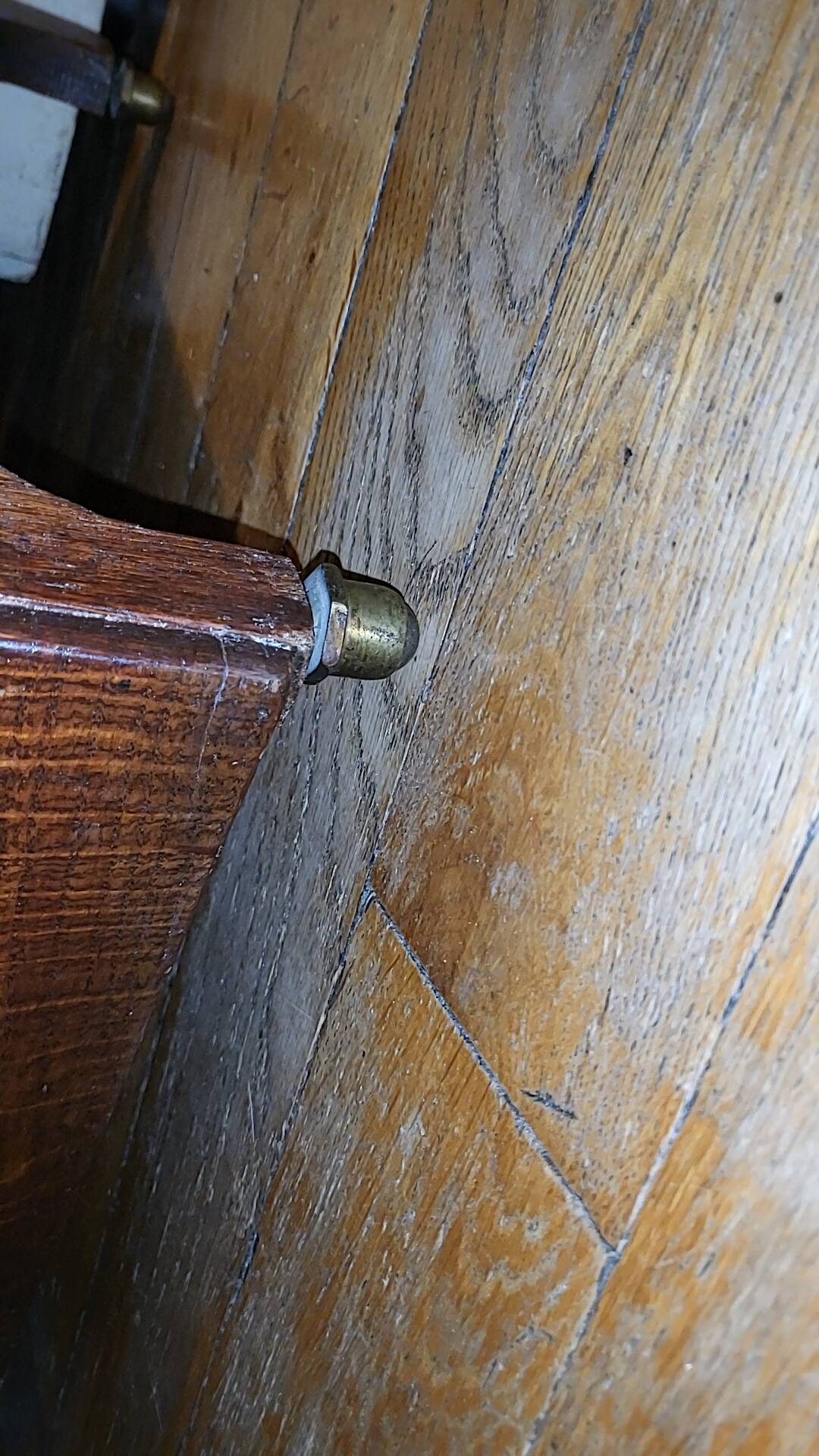 Vintage mahogany school desk