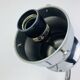 XL chrome and bubbled glass wall light Limburg, 1970s