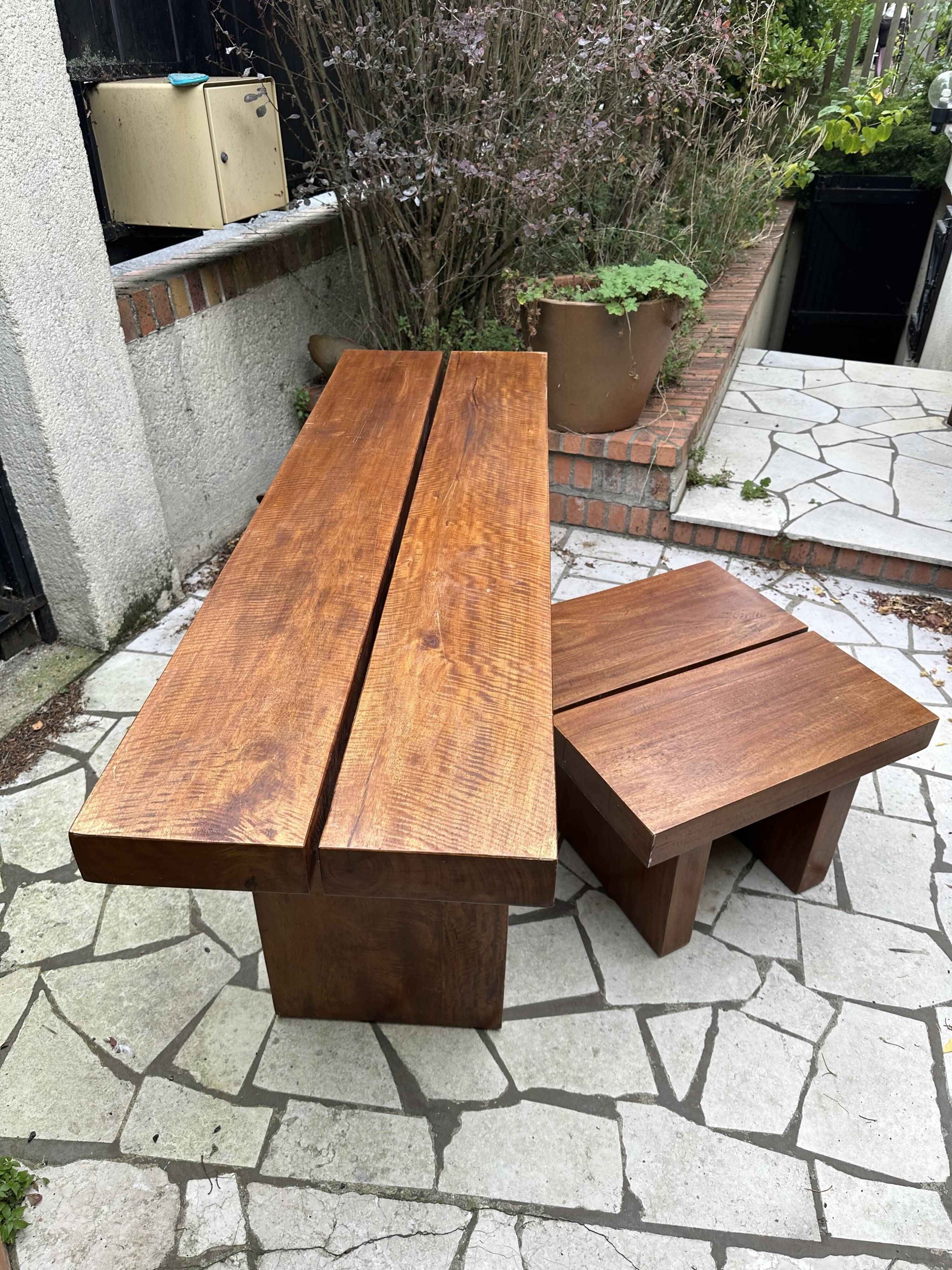 Brustaliste solid wood side table