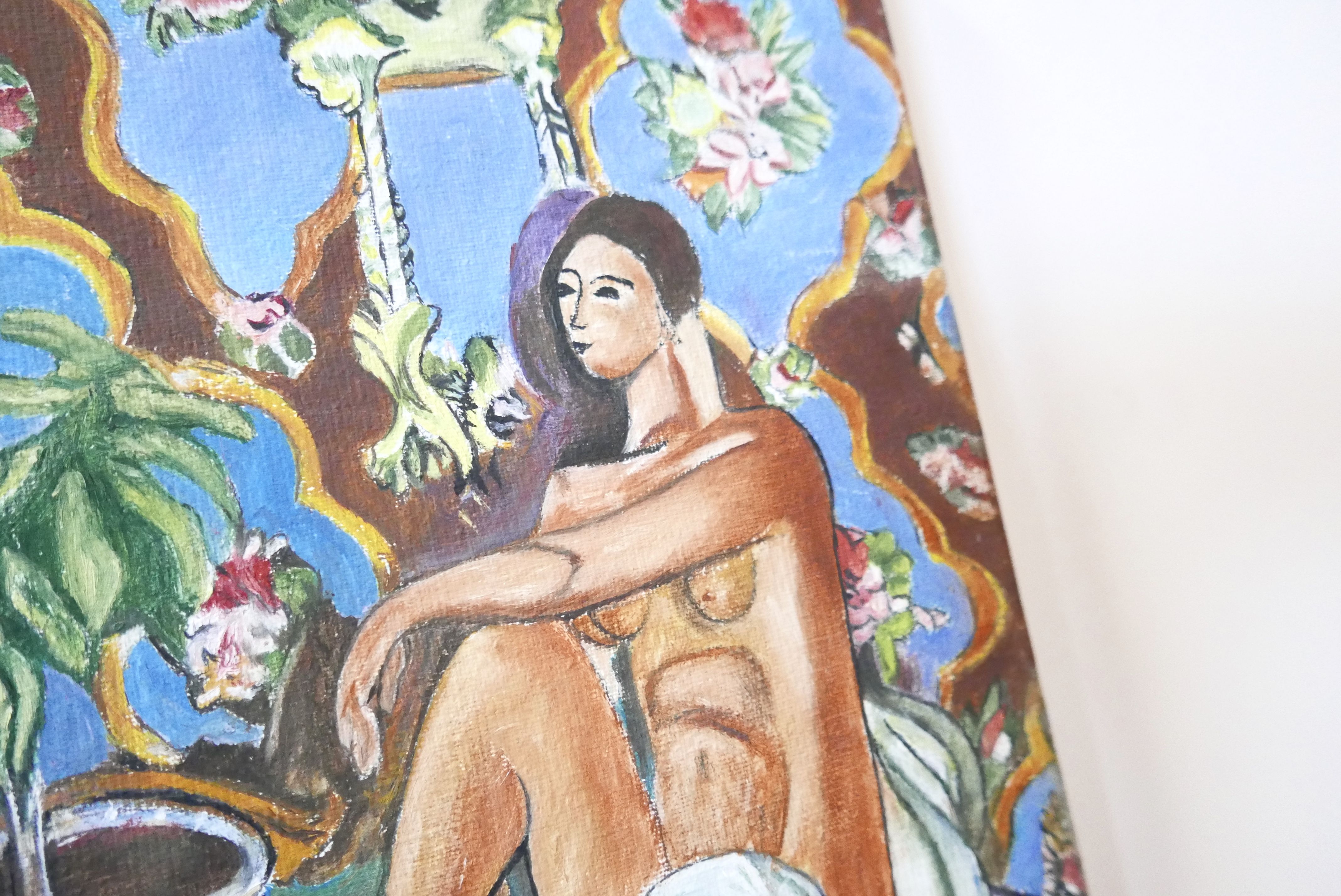 Painting, odalisque women's painting, 90s