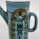 Vintage ceramic Jean De Lespinasse Whiskey bottle