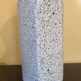Vase à pans coupés en grès émaillé