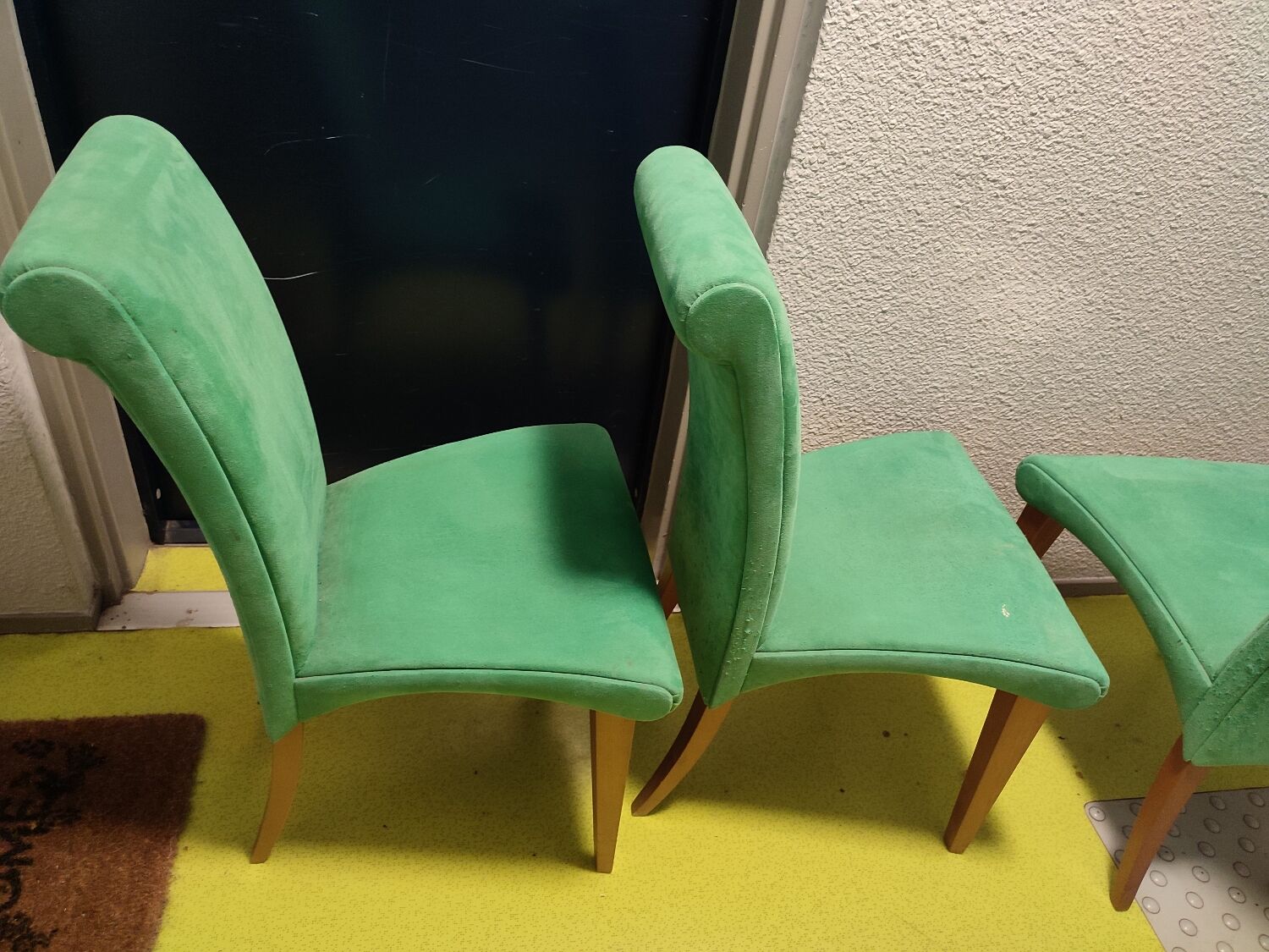 4 chaises Cattelan vintage Italie