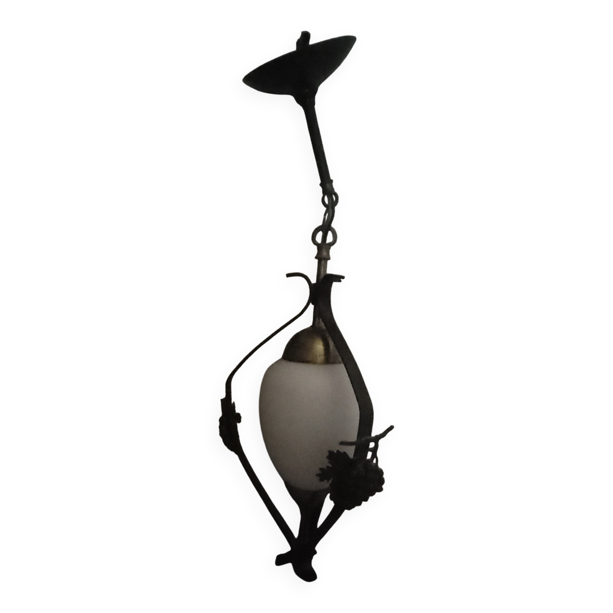 Wrought iron chandelier