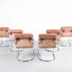Set of 6 armchairs by Guido Faleschini, 1970s, Mariani Italia, publisher