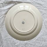 Round ironstone dish Rhodes, Longwy