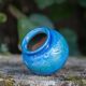 Céramique Aldo Londi pour Bitossi , vase vintage, collection, vase bleu rimini, déco intérieur