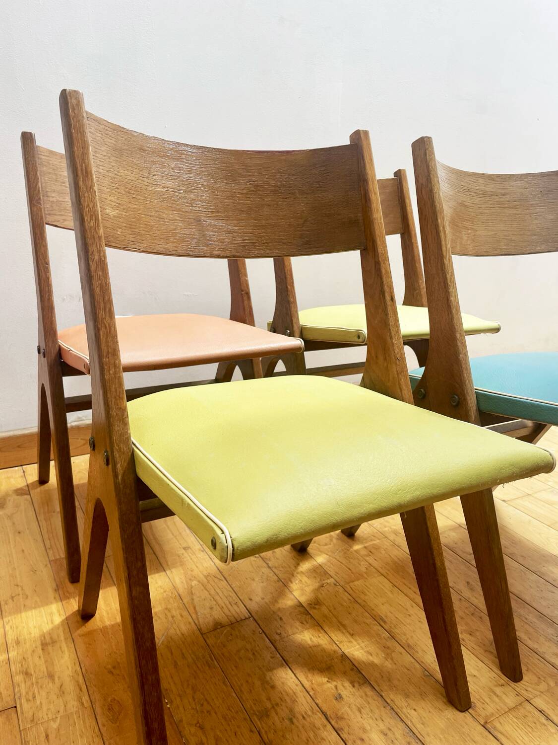 Set of 4 chairs by René-Jean Caillette