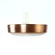 Copper And Bohemian Glass Ceiligh Lights, Czechoslovakia, 1970s