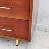 Teak chest of drawers