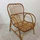 Vintage rattan armchair