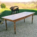 Farmhouse table dating from the end of the 19th century