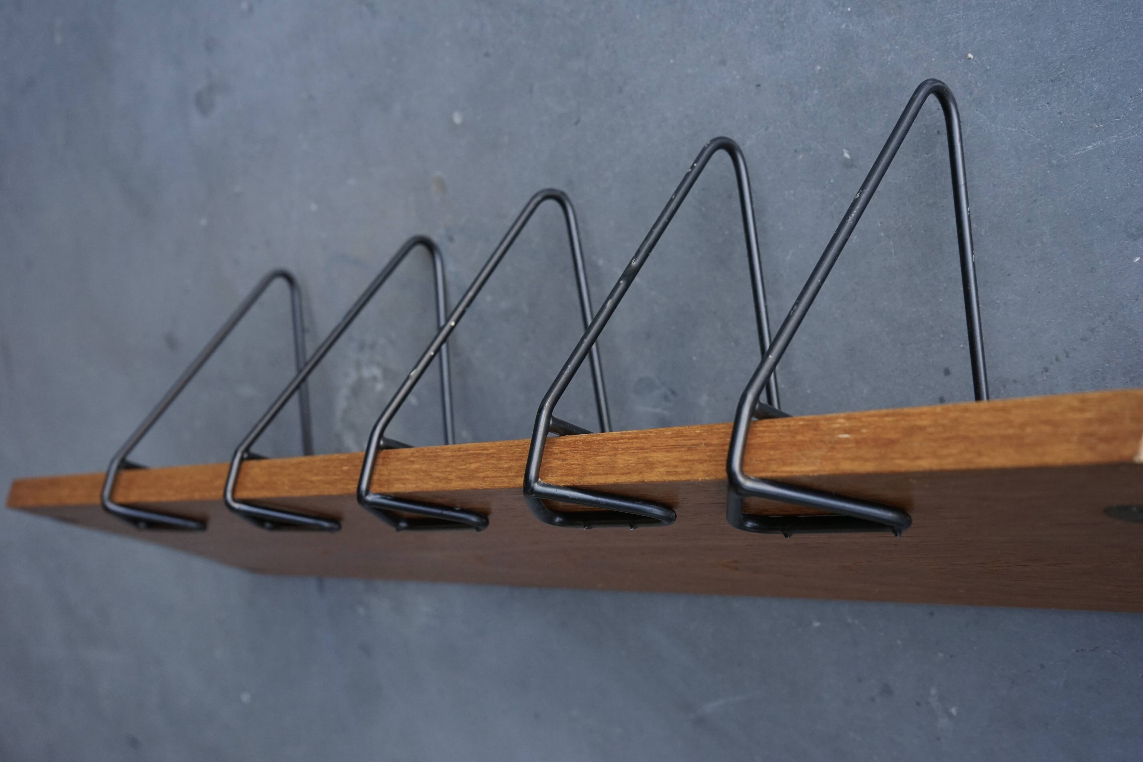 Etagère murale vintage par Nisse Strinning pour String AB, années 1960