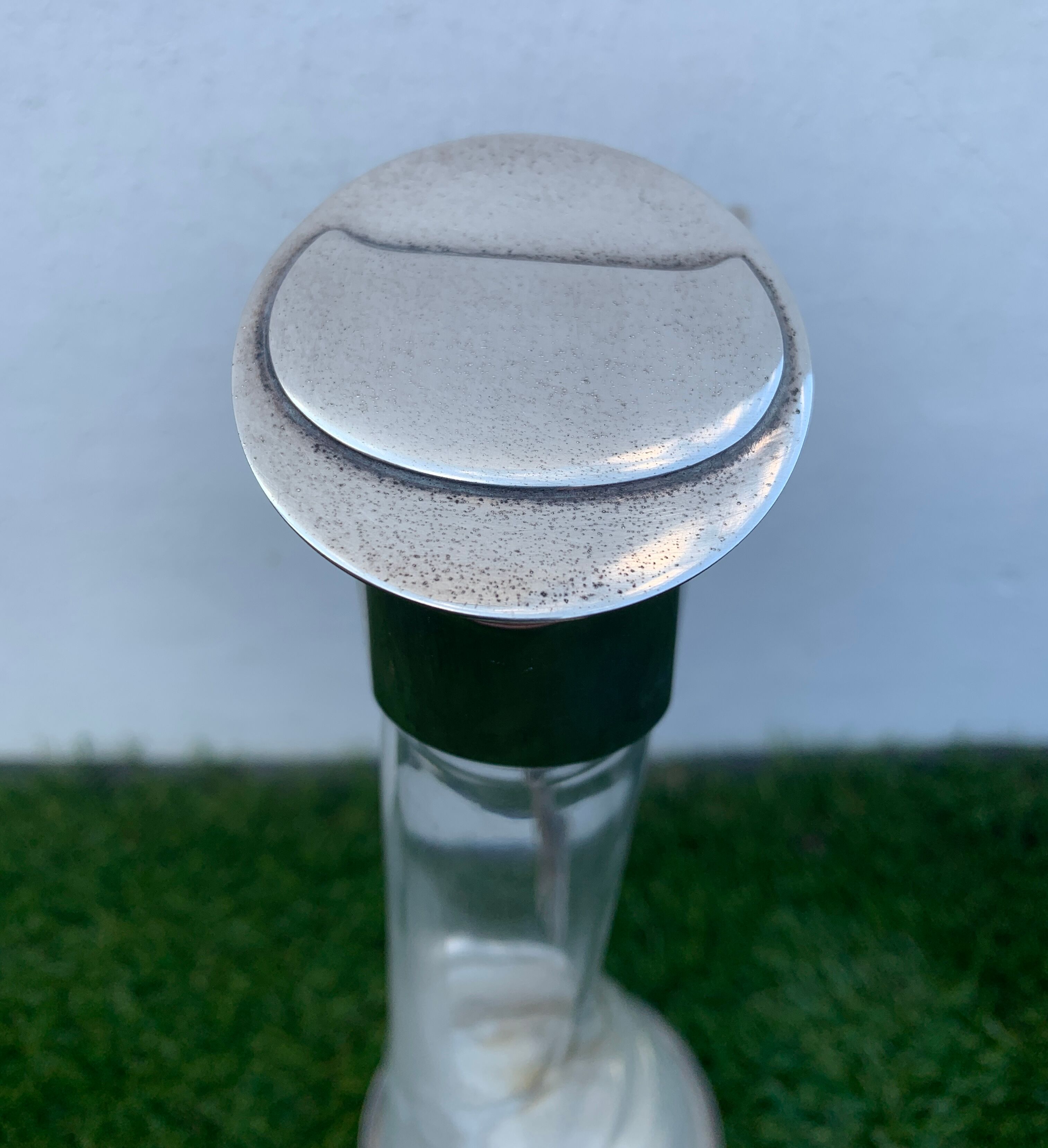 Oil and vinegar, stainless steel, Italian industrial design Achille Castiglioni, Alessi, 1984