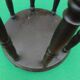 Black wooden umbrella stand H 51 cm