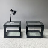 Paire de tables basses 1970