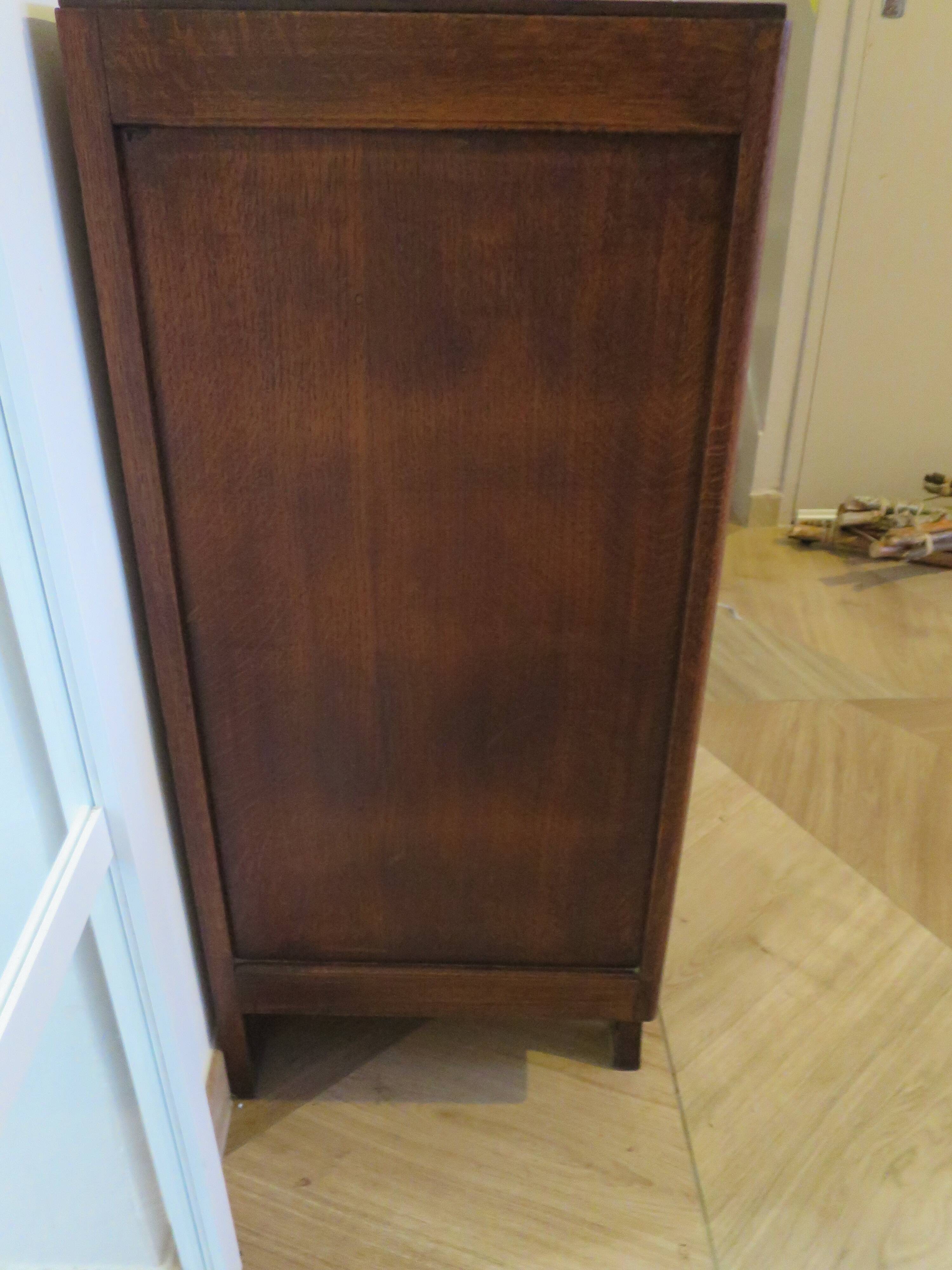 Art Deco style 4-drawer chest of drawers, 1950s