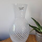 Murano handcrafted blown glass vase