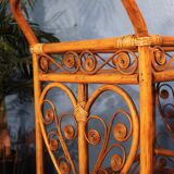 Rattan serving table 1970