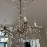 Marie Thérèse-style pendant chandelier with tassels