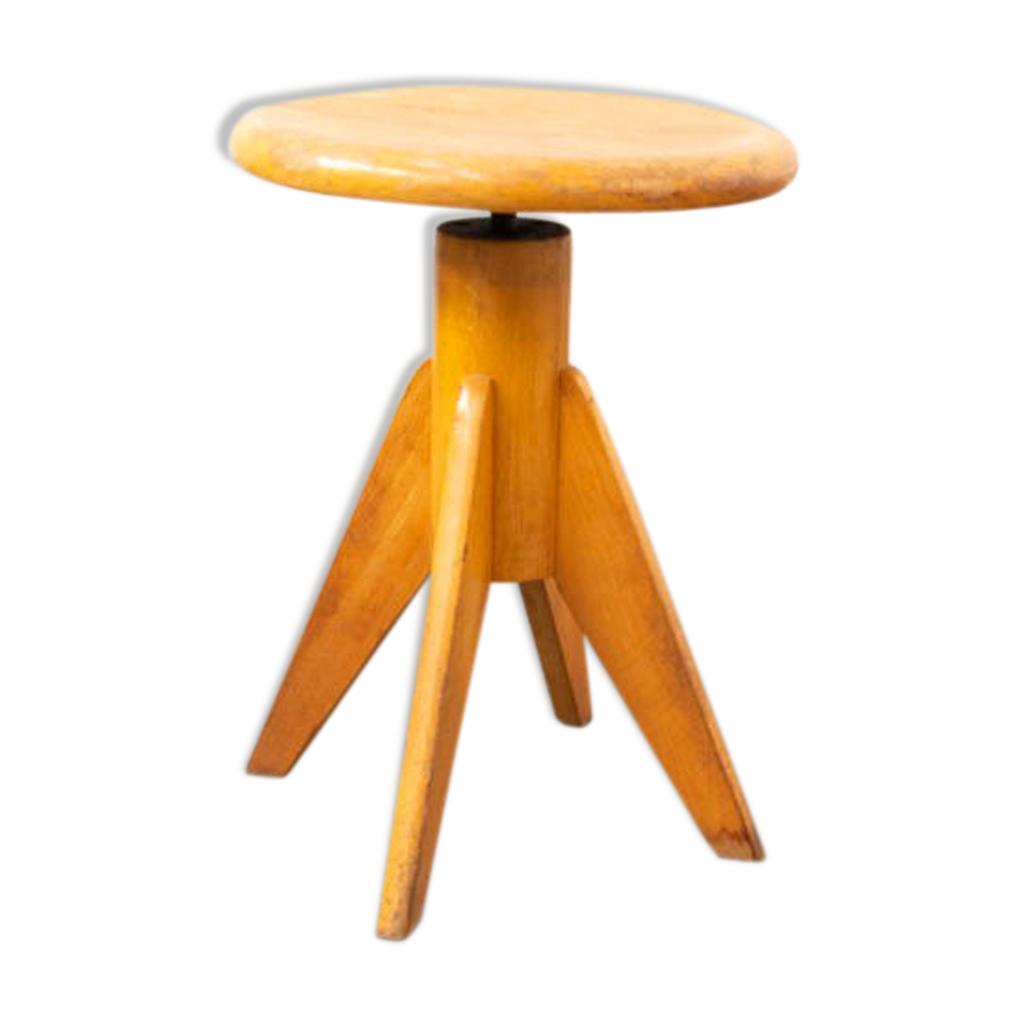 Wooden piano stool