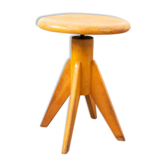 Wooden piano stool