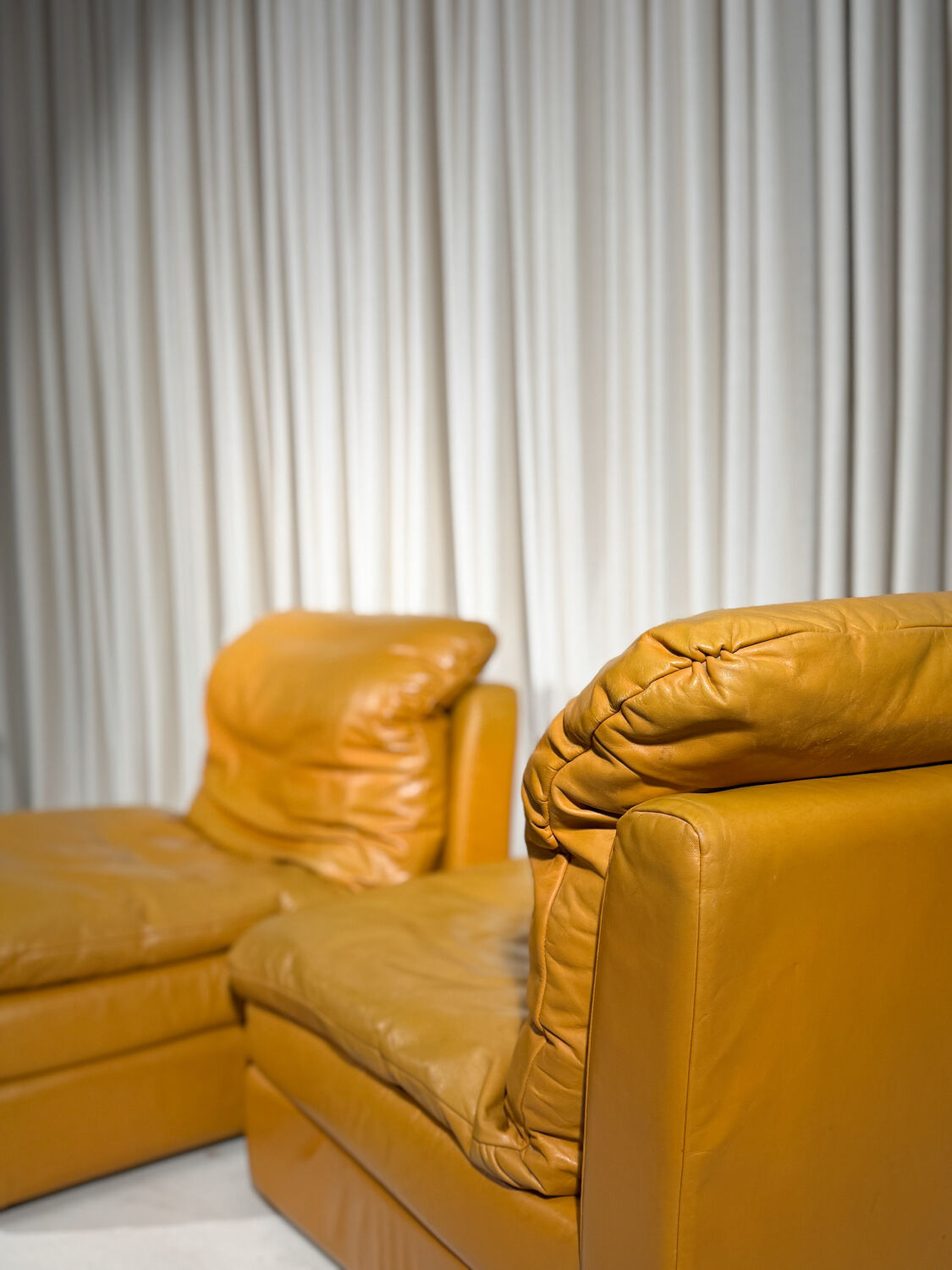 Vintage leather armchair