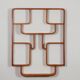 Wooden wall shelf by Ludvik Volak for Drevopodnik Holesov, 1960