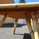 Bamboo and vintage ceramic dining table 60 years