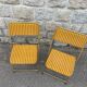 Two folding chairs, Lafuma, France, 1970