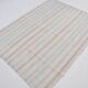 White Anatolian Oushak Hemp Kilim Rug, Reference 3664