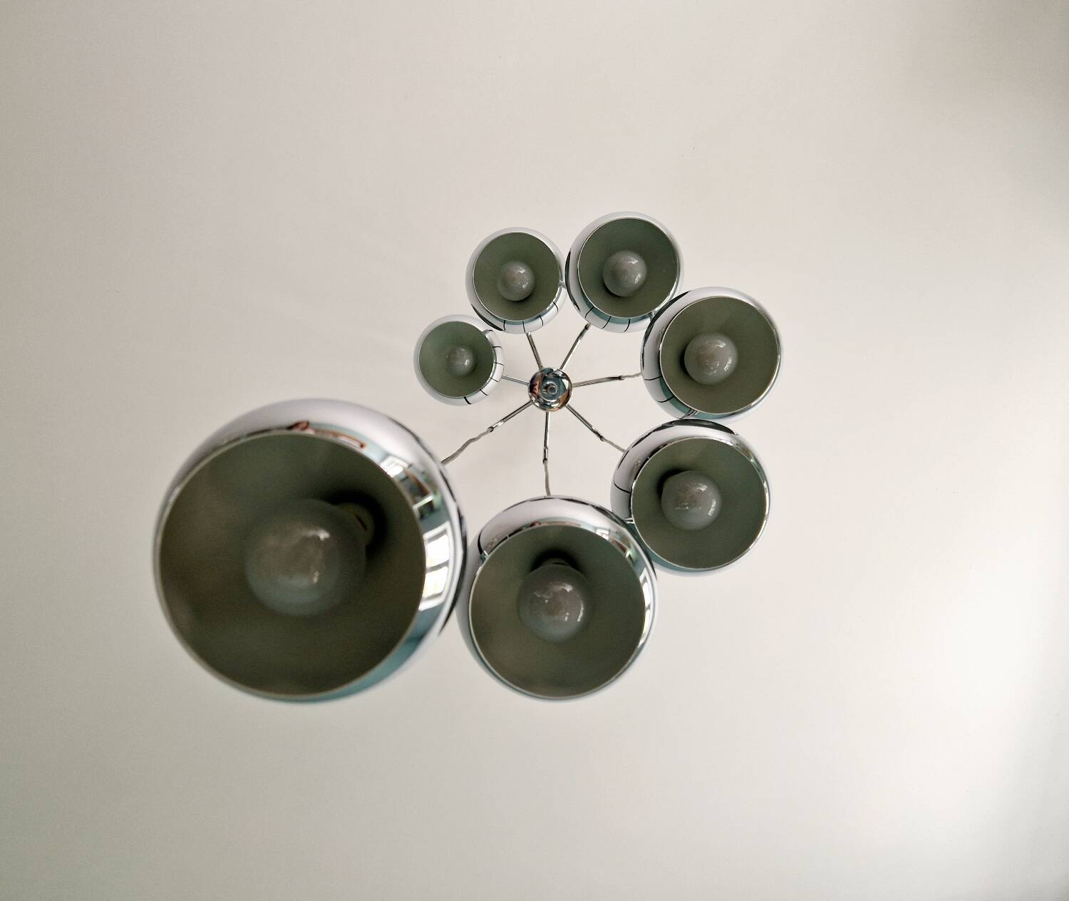 Large waterfall chandelier, design Hans-Agne Jakobsson, 1960-70
