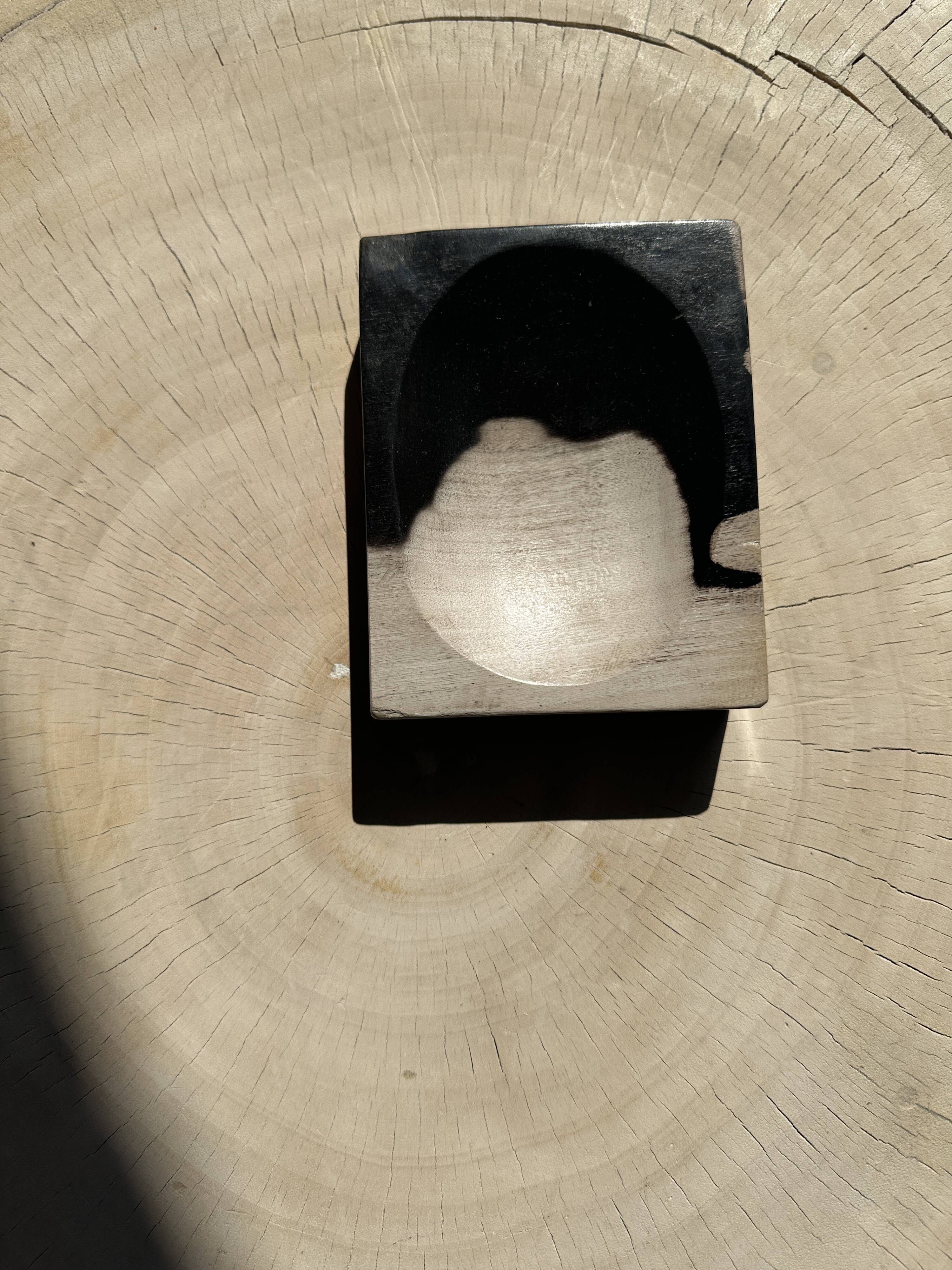 Petrified wood pocket emptier