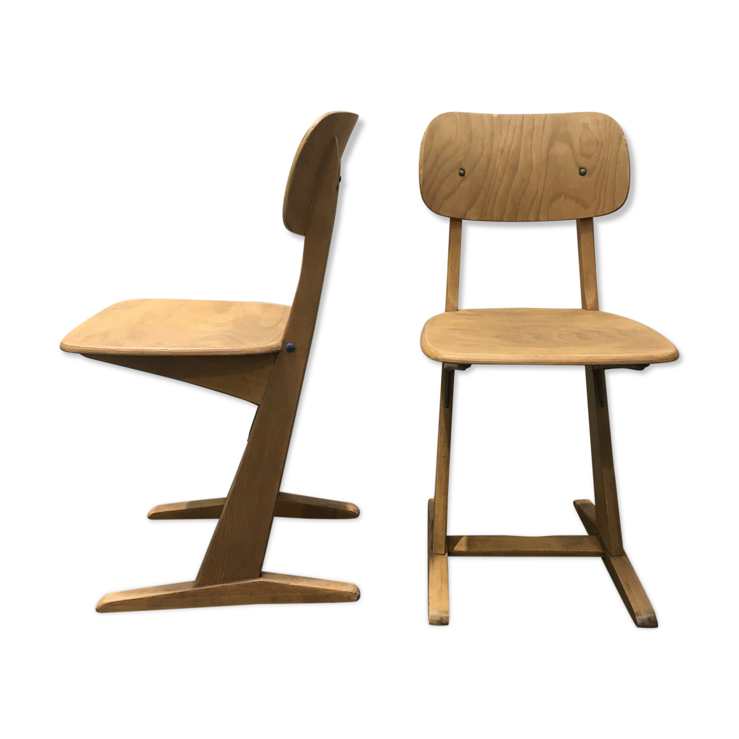 Paire de chaises par Karl Nothhelfer pour Casala