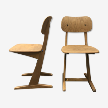 Pair of chairs by Karl Nothhelfer for Casala