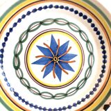 Nevers or Auxerrois, earthenware plate around 1800