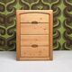 Vintage solid pine chest of drawers Danish Scandinavian style 1980s