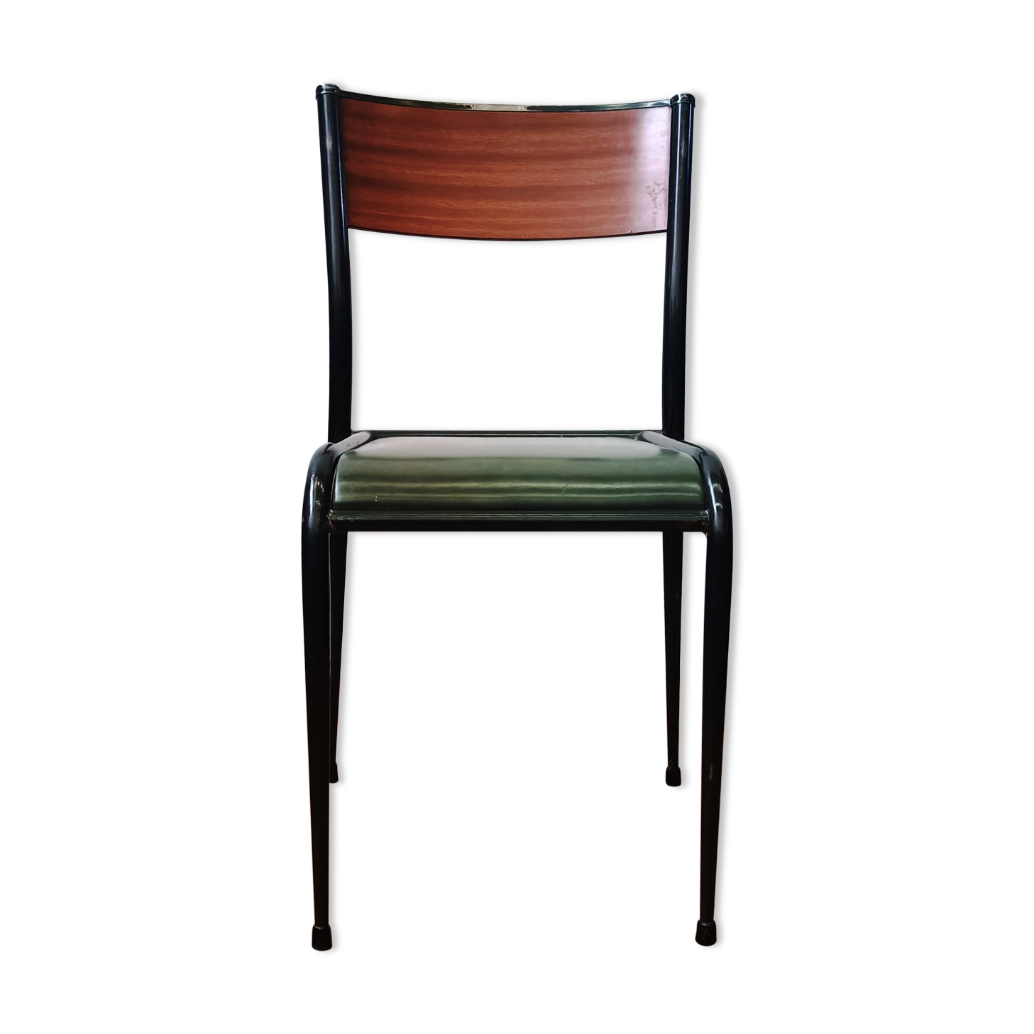 Vintage Mullca leather chair, 50s