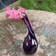 vase, blown glass soliflore, numbered 04, signed MDINA GLASS MALTA, vintage