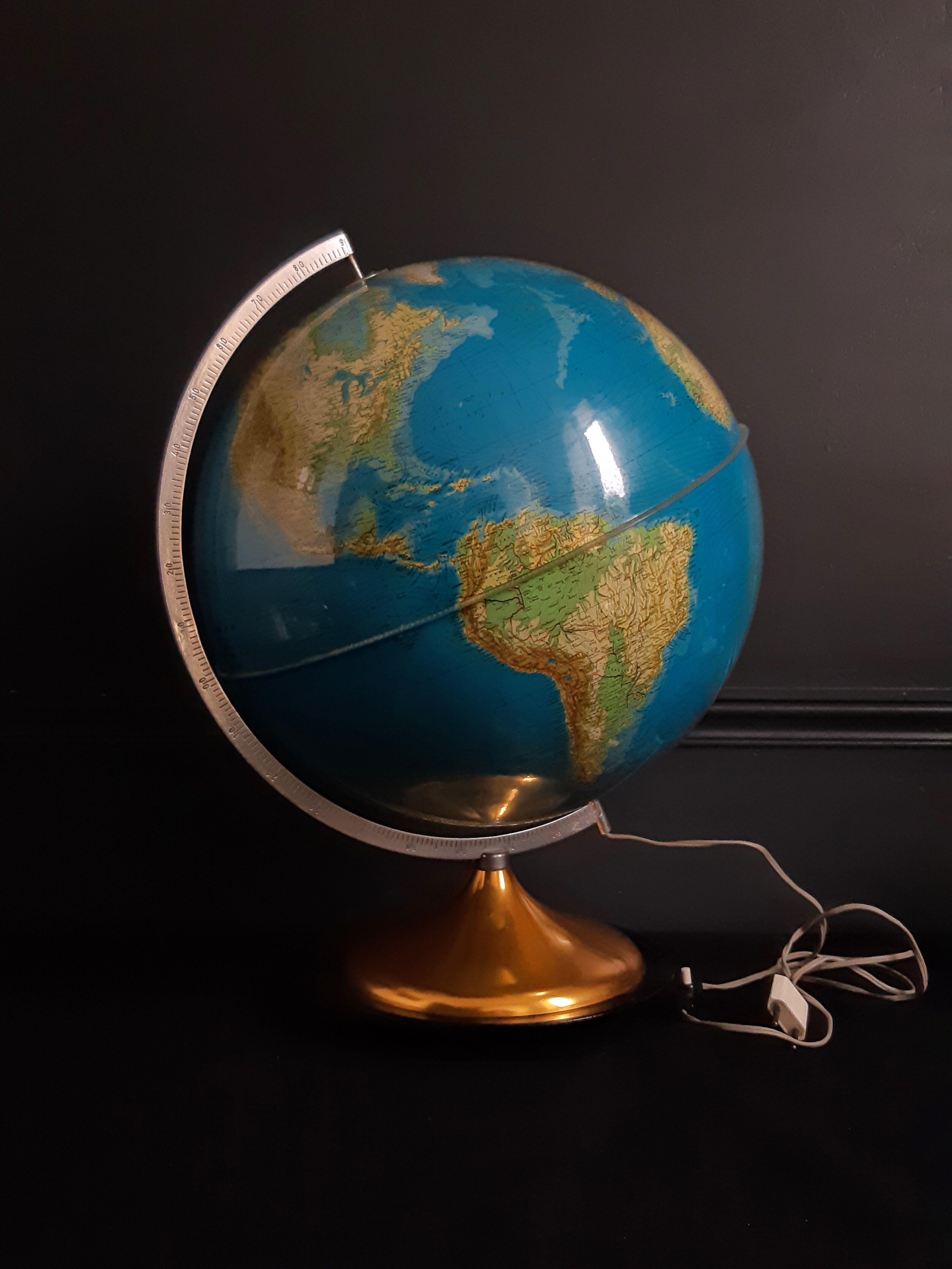 Large electrified globe