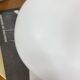 Vintage wall-mounted ceiling light, frosted white glass, half-moon shape, 20 cm.