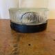 Antique Molded Glass Wall Light Ceiling Lamp + Vintage Black Bracket #C713