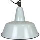 Industrial Grey Enamel Factory Pendant Lamp from Zaos, 1960s