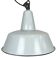Industrial Grey Enamel Factory Pendant Lamp from Zaos, 1960s