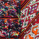 Kilim Tellisse red wool flat carpet 145 x 270 cm